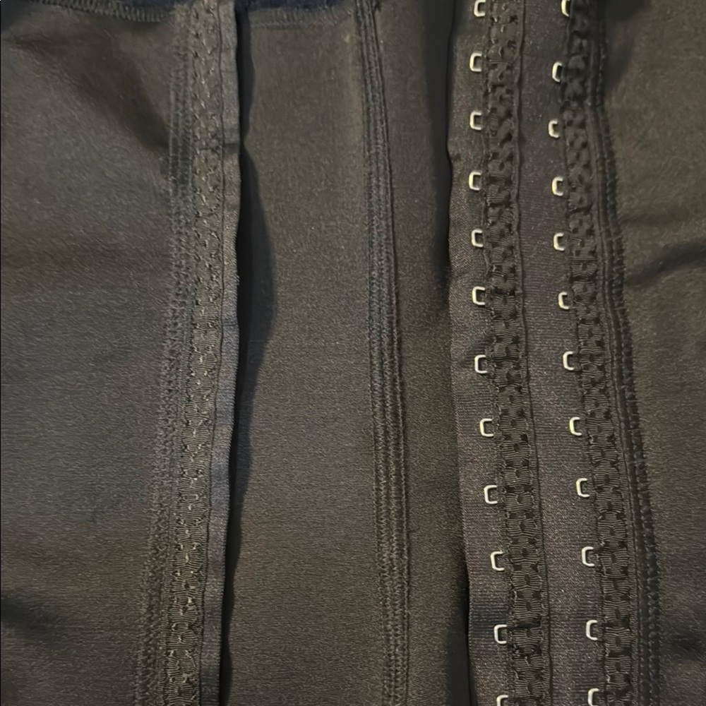 Black Shapewear with Hook-and-Eye Closures